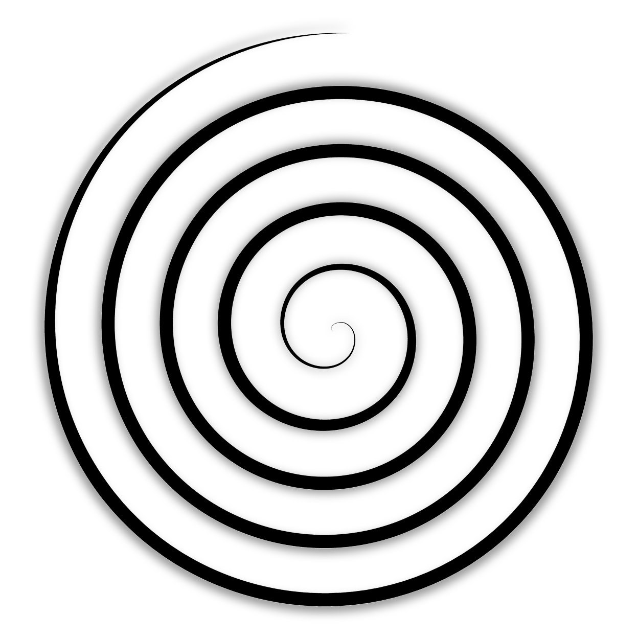 Spirale schwarz Kl Sc
